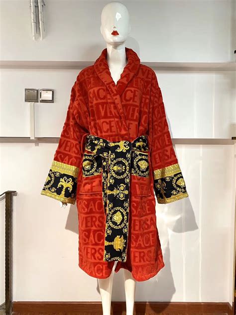 replica versace medusa robe|versace bathrobes.